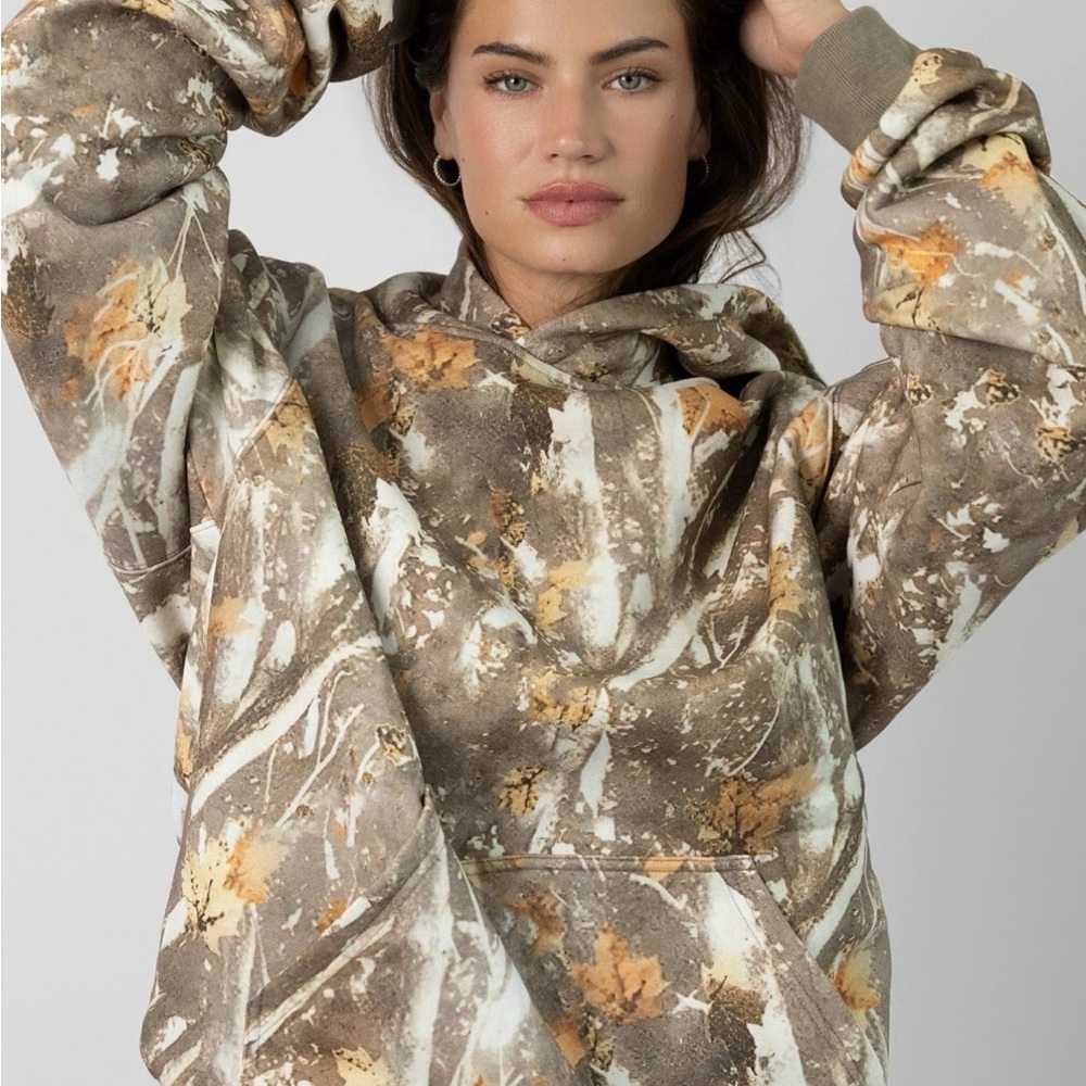 Camouflage Print Women's Hoodie